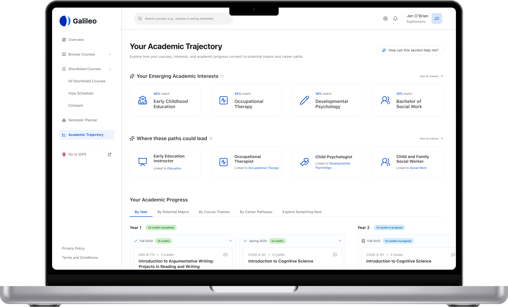 Salesforce Galileo planning UI